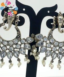 Oxidised Silver Earrings Oxidised Silver Earrings