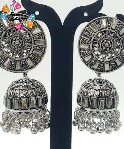 Oxidised Silver Jhumkha Oxidised Silver Jhumkha