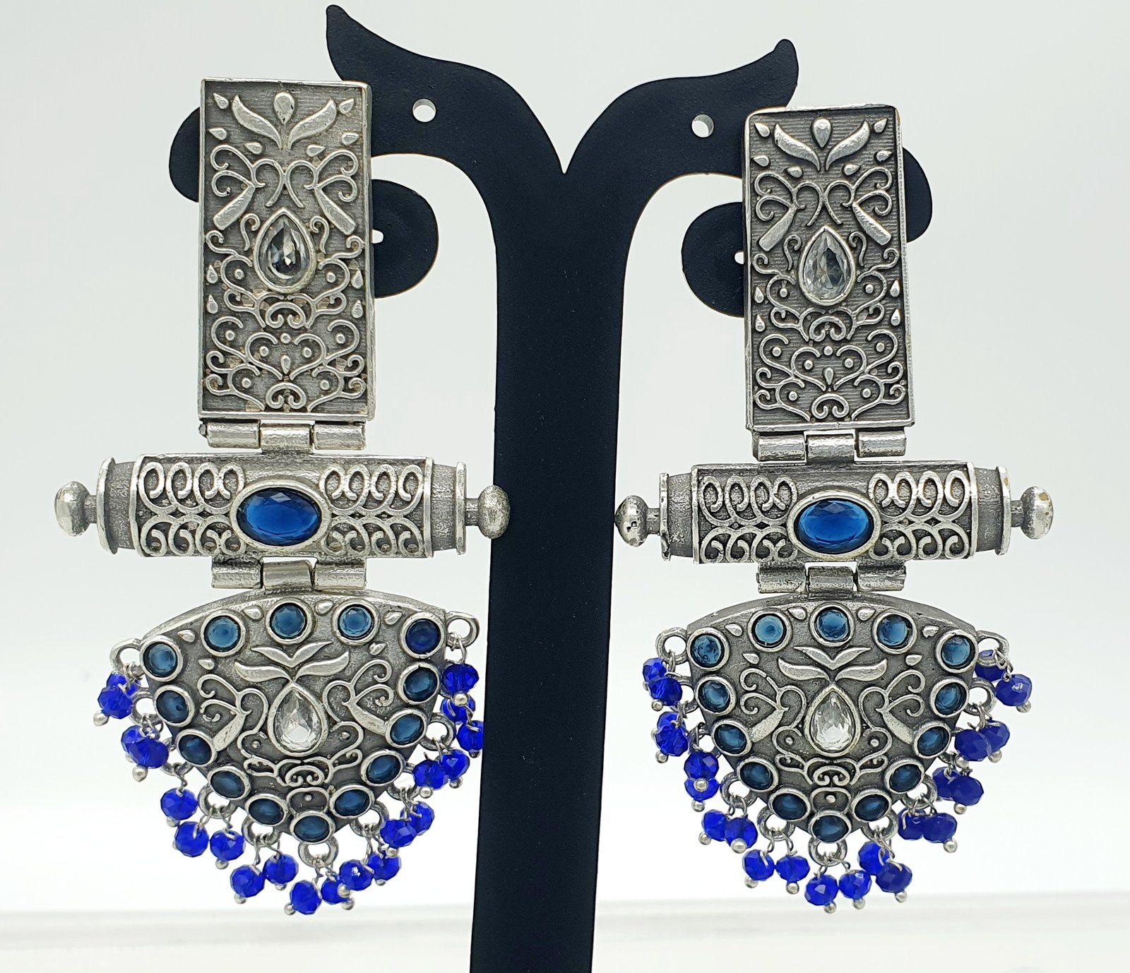 Oxidised Silver Earrings Oxidised Silver Earrings - Image 2