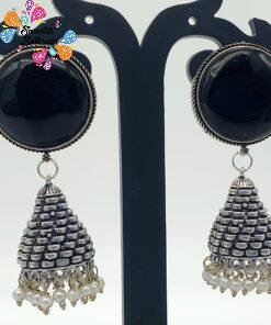 Oxidised Silver Jhumkha Oxidised Silver Jhumkha