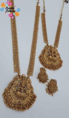 Lakshmi Designer Matte Finished Semi Bridal Combo Set