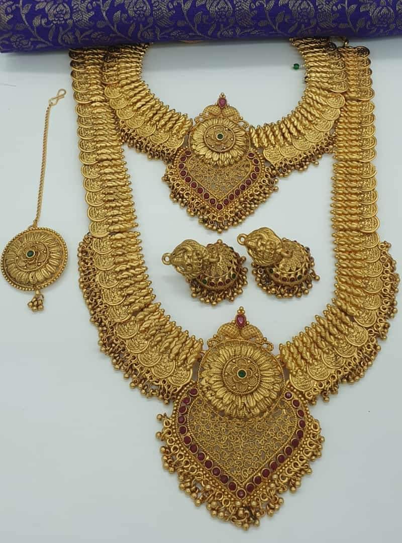 Matte Finished Semi Bridal Combo Set Matte Finished Semi Bridal Combo Set