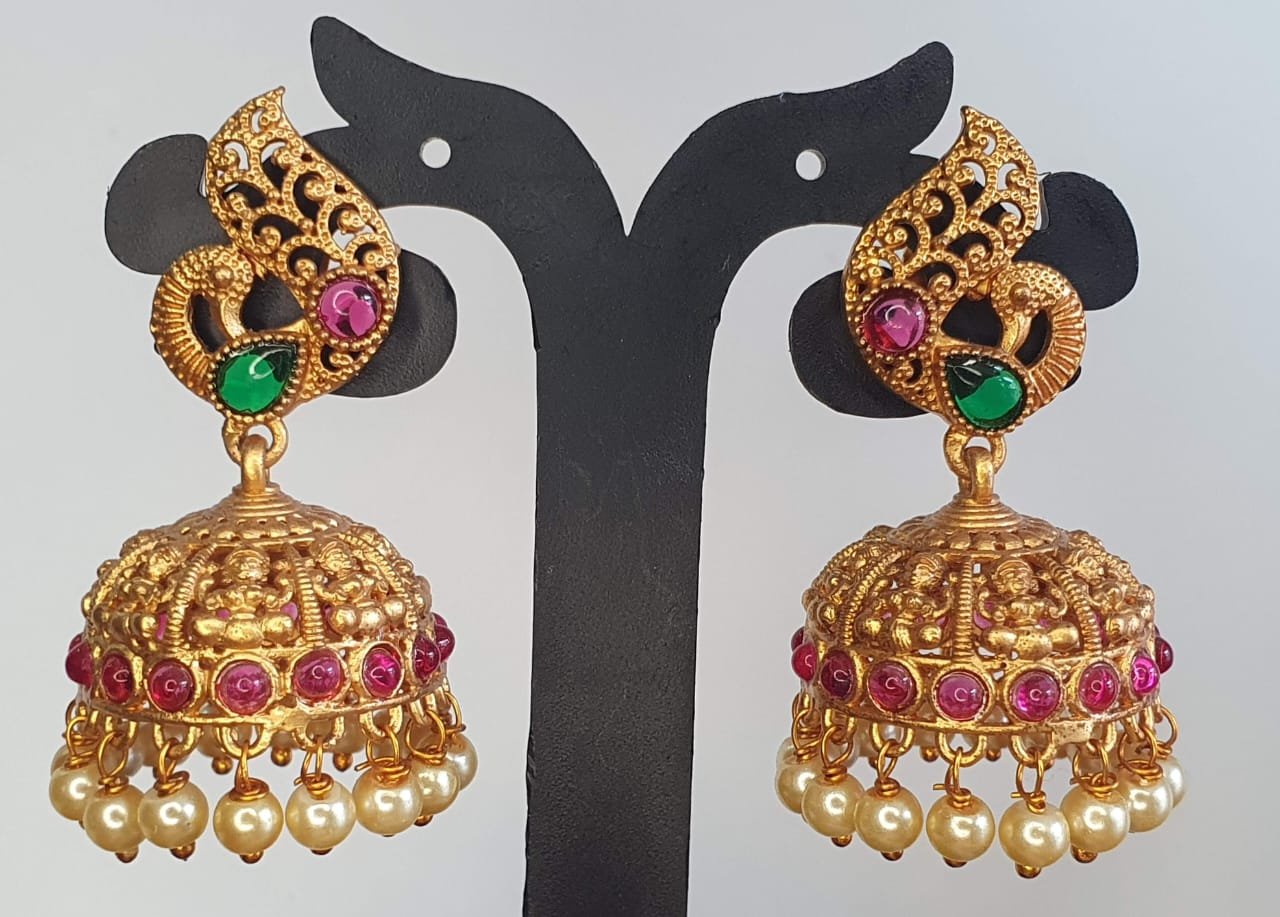 Matte Finished Jhumka Matte Finished Jhumka