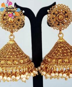 Matte Finished Jhumka Matte Finished Jhumka