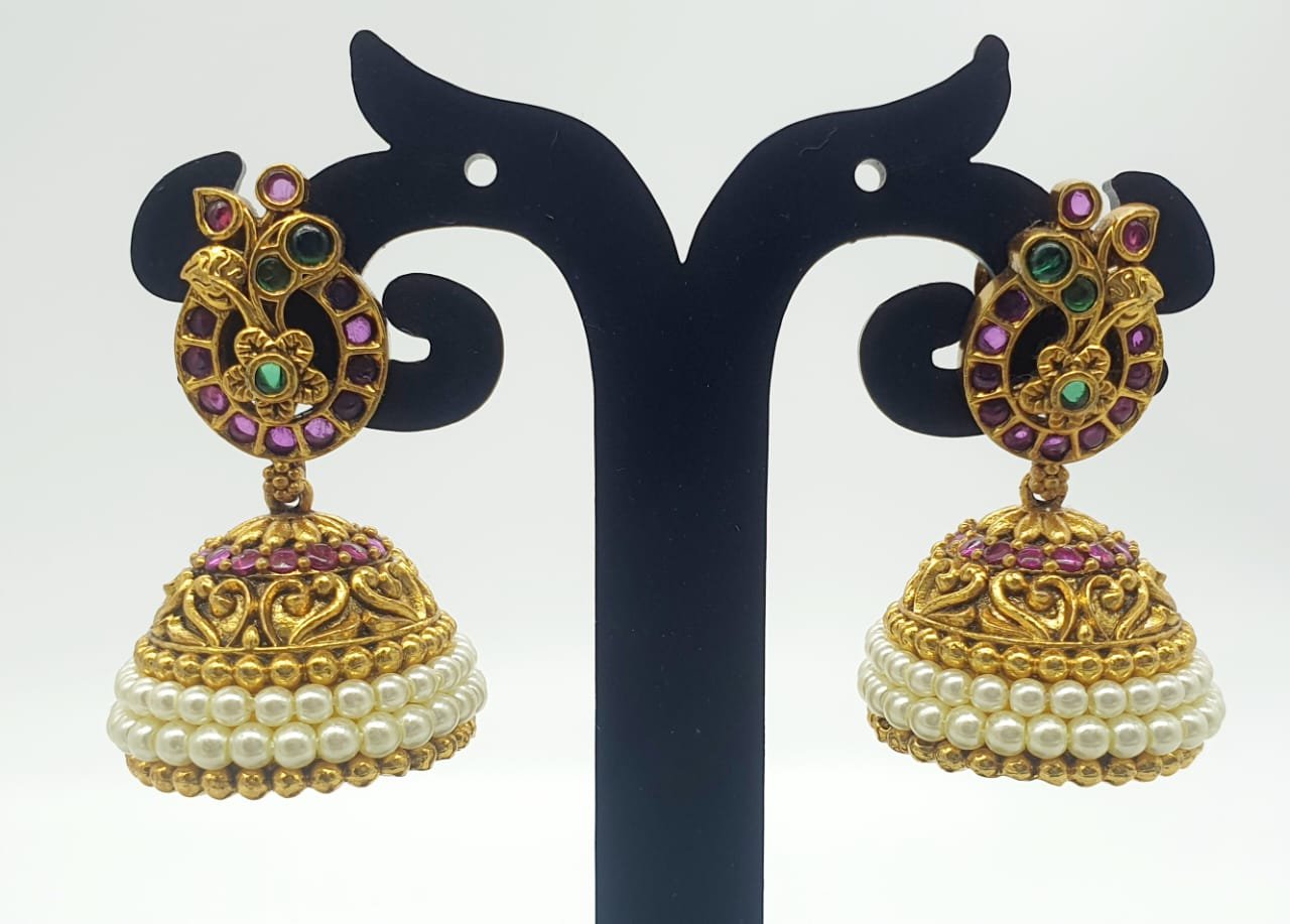 Matte Finished Jhumka Matte Finished Jhumka
