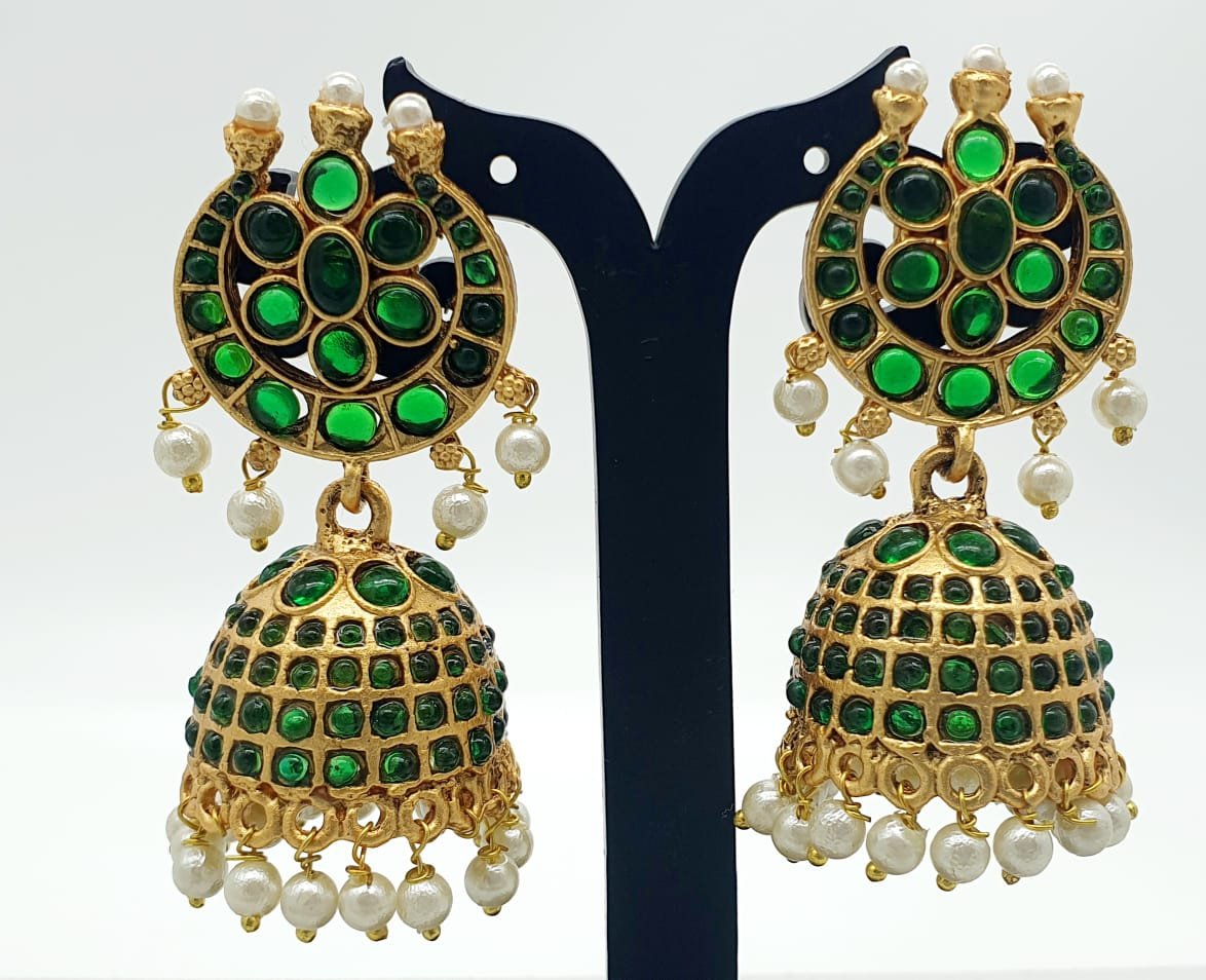 Matte Finished Jhumka Matte Finished Jhumka - Image 2