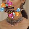 Flower Designer Oxidised Chocker Necklace