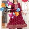 Maroon Colour Nyra Cut Frock Style Designer Kurthi