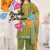 Green and Gold Colour Pure Cotton Ready Made Shalwar Suits Green and Gold Colour Pure Cotton Ready Made Shalwar Suits