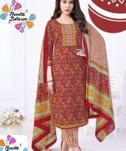 Red and Yellow Soft Cotton Ready Made Shalwar Suits Red and Yellow Soft Cotton Ready Made Shalwar Suits