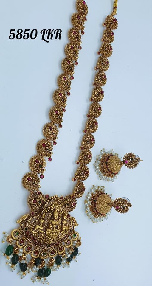 Lakshmi & Peacock Designer Matte Finished Harram Lakshmi & Peacock Designer Matte Finished Harram