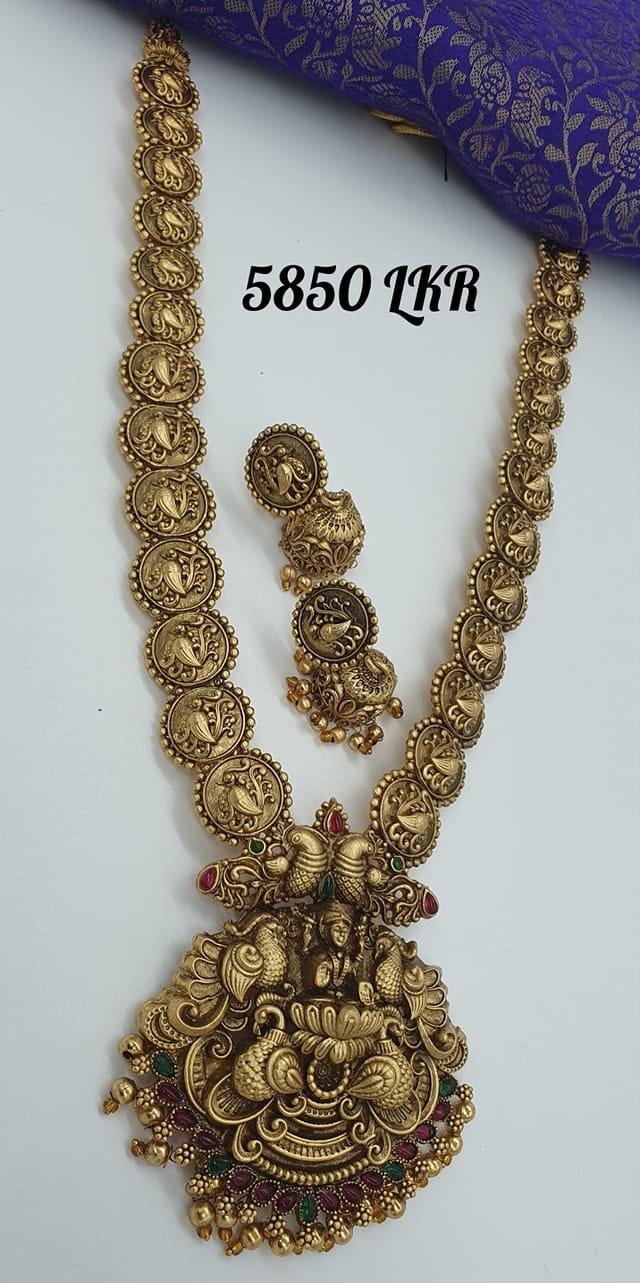 Lakshmi & Peacock Designer Matte Finished Harram Lakshmi & Peacock Designer Matte Finished Harram