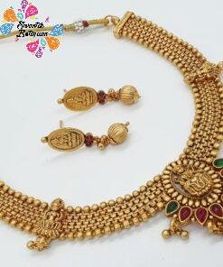 Lakshmi Designer Matte Finished Necklace