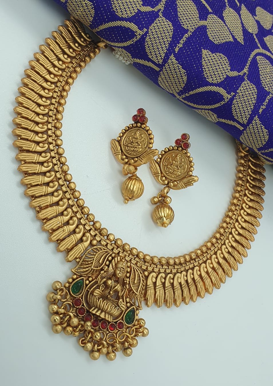 Lakshmi Designer Matte Finished Necklace Lakshmi Designer Matte Finished Necklace