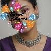 Flower Designer Oxidised Necklace