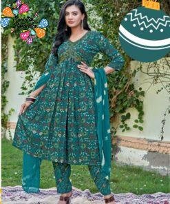 Aalya Cut Designer Ready Made Shalwar Suit