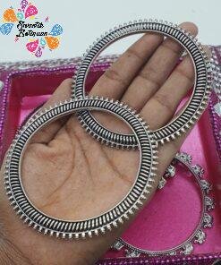 Oxidised Silver Bangles