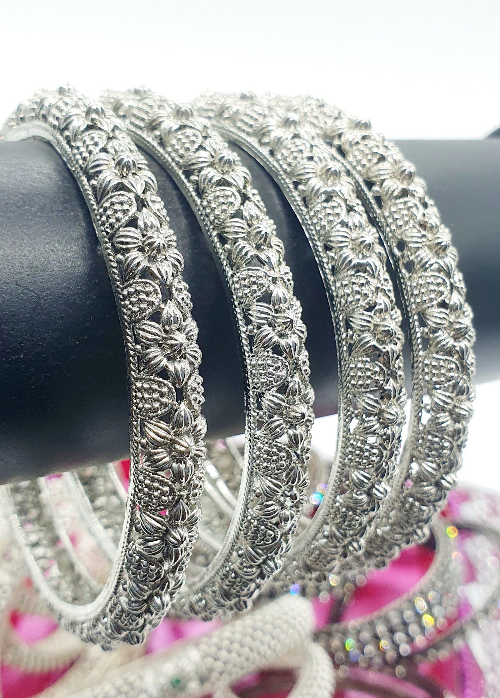 Oxidised Silver Bangles Oxidised Silver Bangles