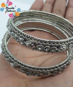 Oxidised Silver Bangles