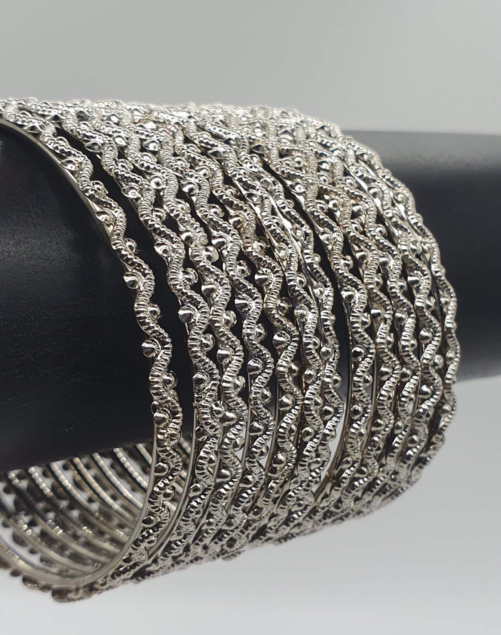 Oxidised Silver Bangles Oxidised Silver Bangles