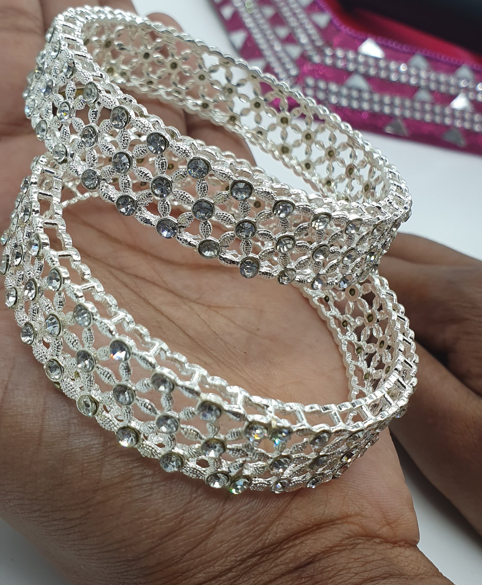 Oxidised Silver Bangles Oxidised Silver Bangles - Image 3