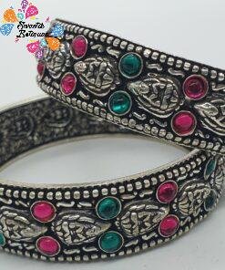 Oxidised Silver Bangles