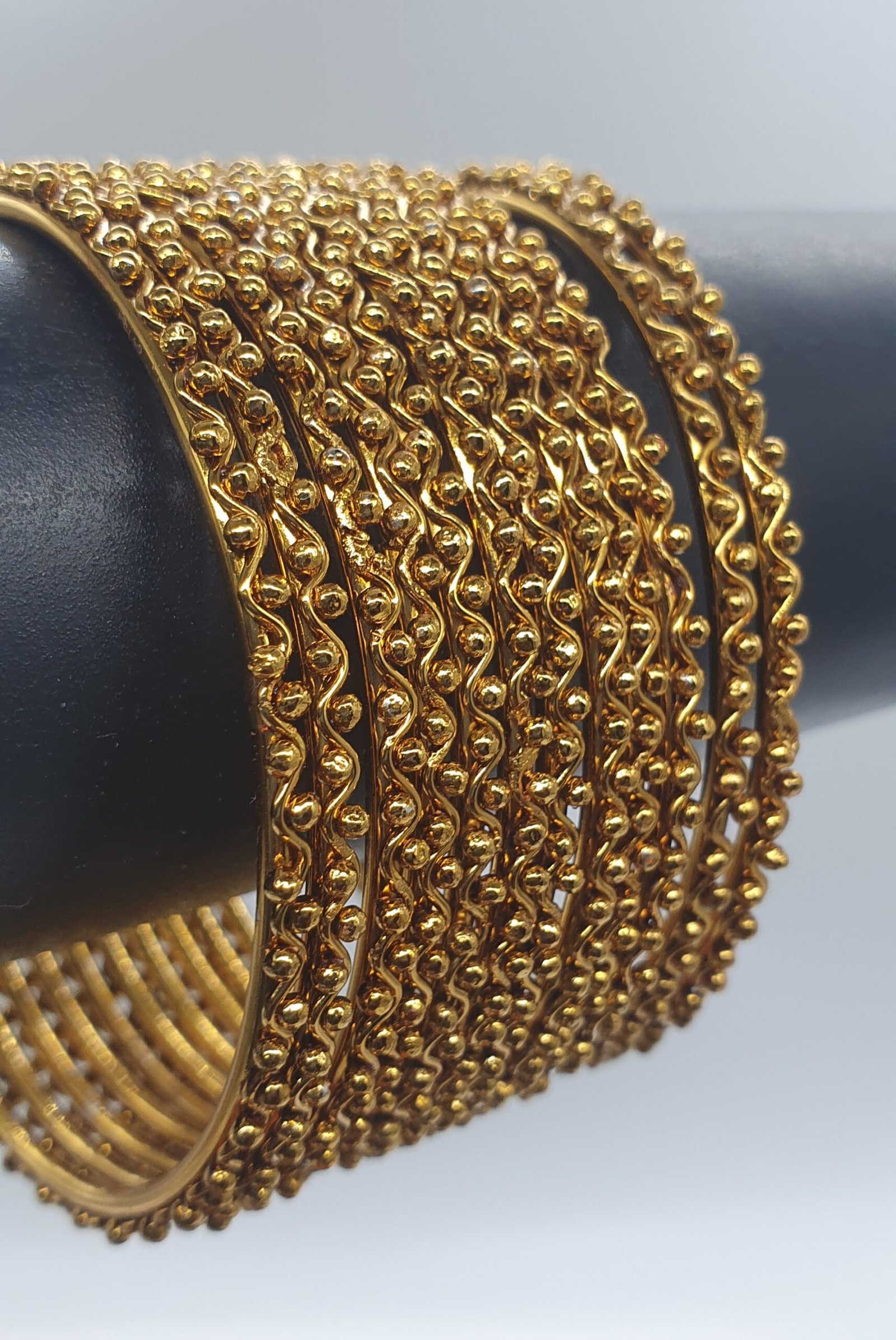 Oxidised Gold Bangles Oxidised Gold Bangles