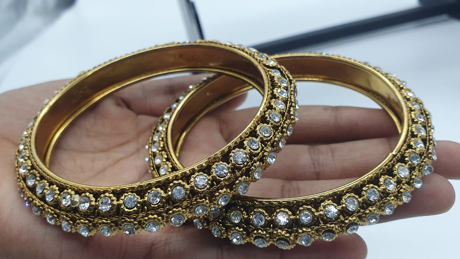 Oxidised Gold Bangles Oxidised Gold Bangles