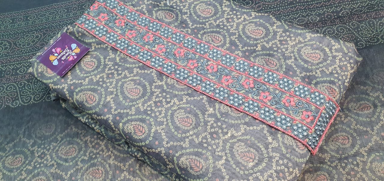 Floral Designer Shalwar Material Floral Designer Shalwar Material