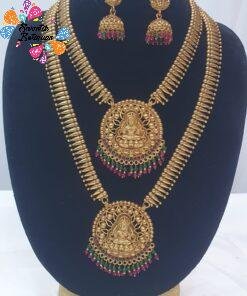 Lakshmi Designer Matte Finished Semi Bridal Combo Set