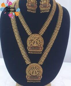 Lakshmi Designer Matte Finished Semi Bridal Combo Set