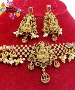 Lakshmi Designer Matte Finished Necklace