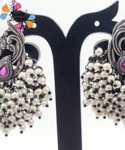 Silver Oxidised Earrings Silver Oxidised Earrings