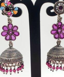 Oxidised Silver Jhumkha Oxidised Silver Jhumkha
