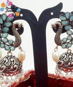 Oxidised Silver Jhumkha Oxidised Silver Jhumkha