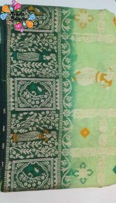 Apple Green & Dark Green Colour Premium Dancing Women's designer Banarasi Silk Saree