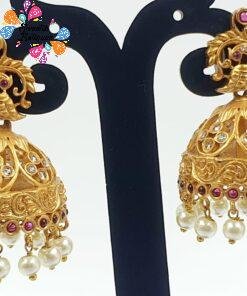 Matte Finished Jhumka Matte Finished Jhumka