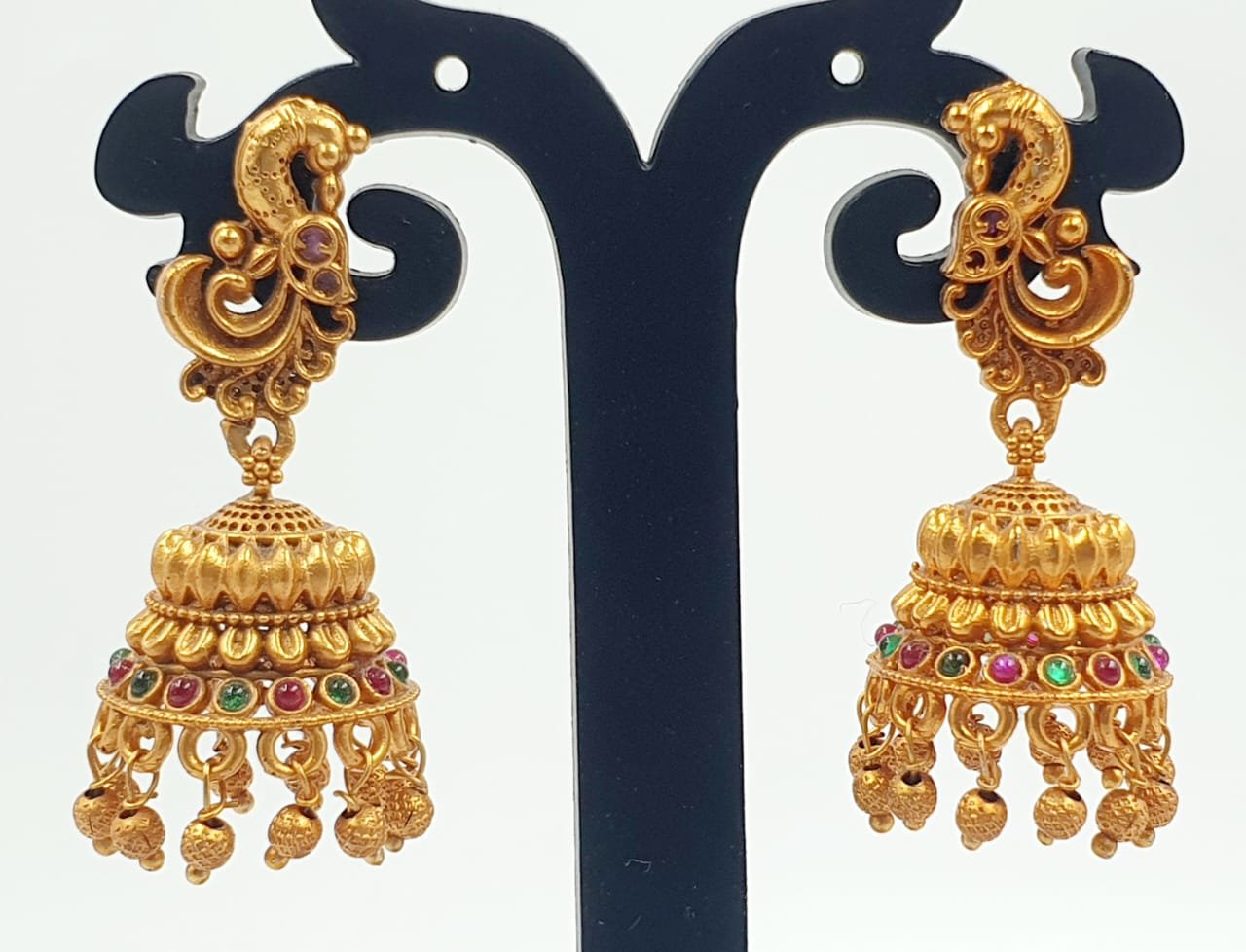Matte Finished Jhumka Matte Finished Jhumka