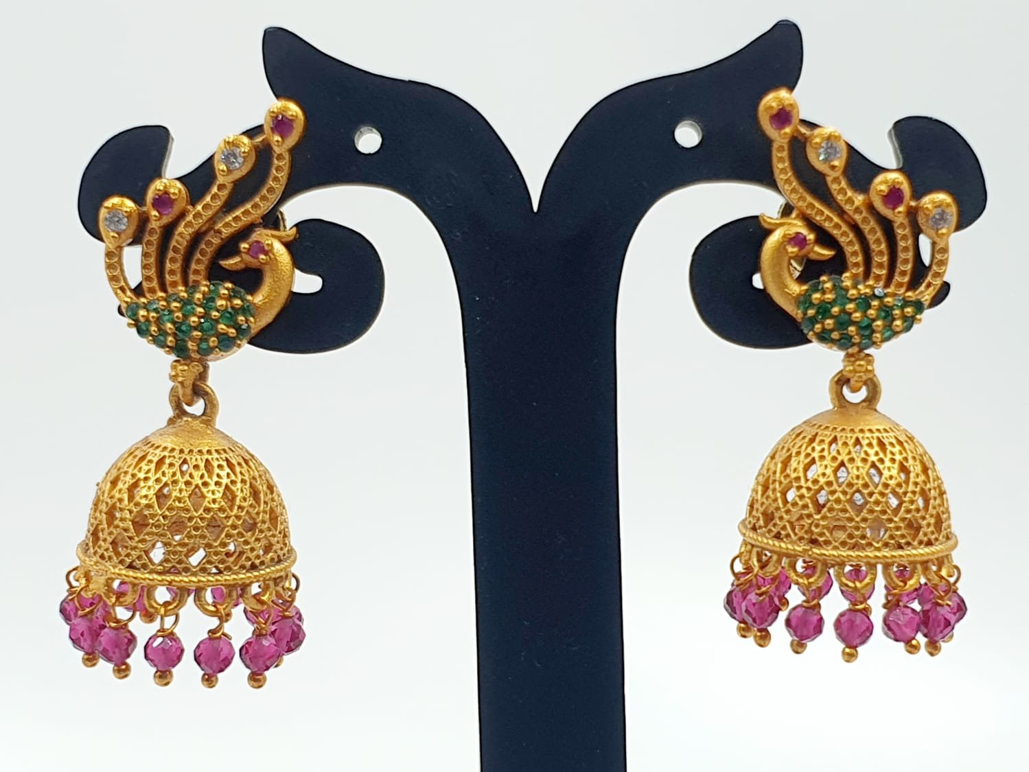 Matte Finished Jhumka Matte Finished Jhumka