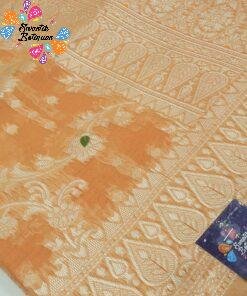 Orange Colour Premium Banarasi Silk Saree