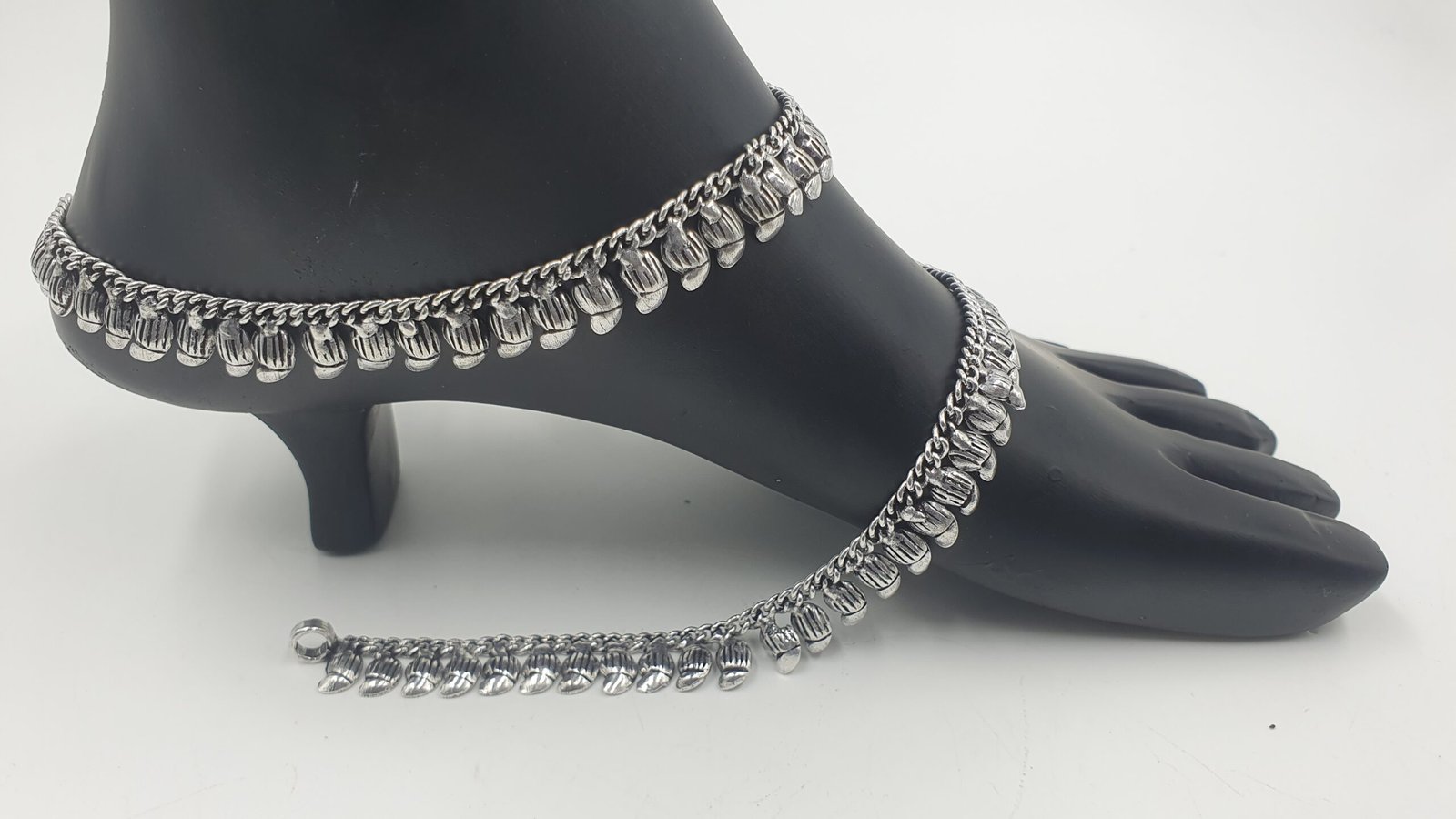 Oxidised Silver Anklet Oxidised Silver Anklet