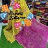 Yellow and Pink Kalamkari Casual Saree