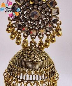 Premium Oxidised Gold Jhumkha Premium Oxidised Gold Jhumkha