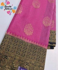 Light Pink and Green Colour Premium Banarasi Semi Silk Saree Light Pink and Green Colour Premium Banarasi Semi Silk Saree