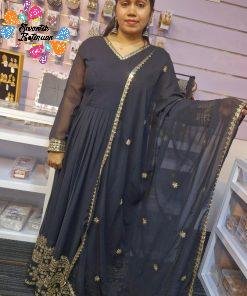 Beautiful Faux Georgette Ready Made Gown