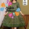 Premium Green Frock Style Rayon Kurthi Premium Green Frock Style Rayon Kurthi