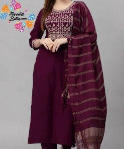 Premium Silk Cotton Ready Made Shalwar Suit