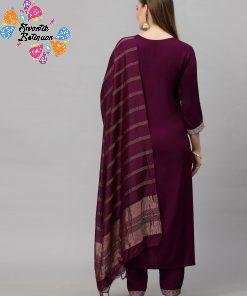 Premium Silk Cotton Ready Made Shalwar Suit