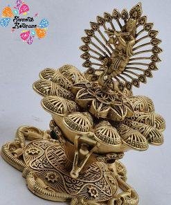 Krishna Designer Matte Finished Kum Kum Boxes