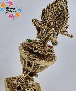 Krishna Designer Matte Finished Kum Kum Boxes